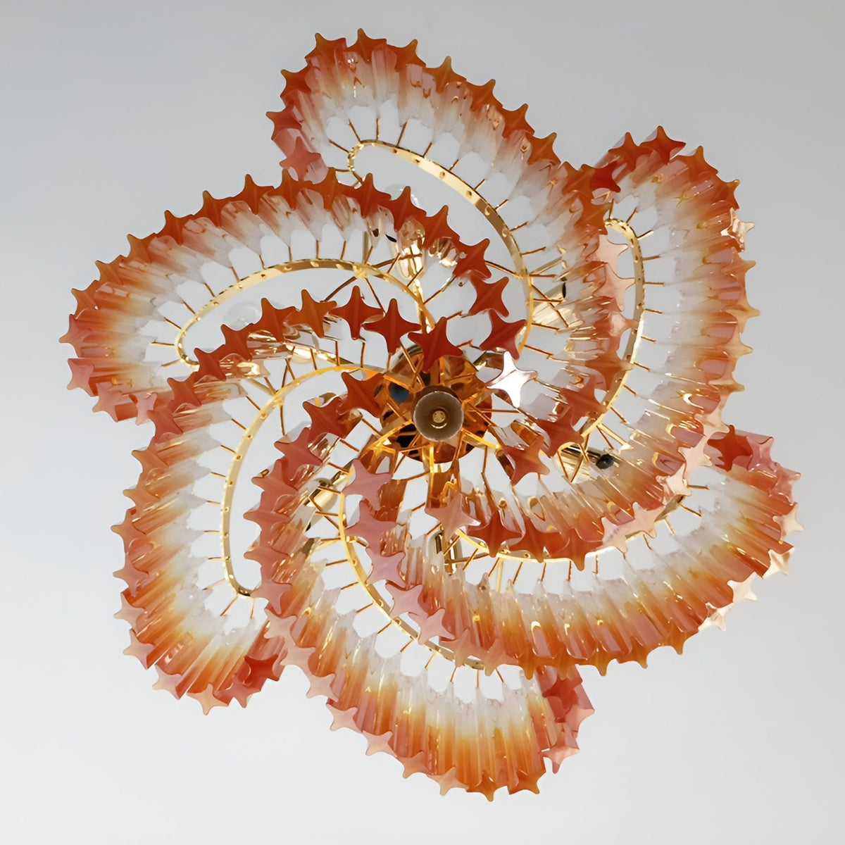 Evmararae Kronleuchter aus Gradient-Glas