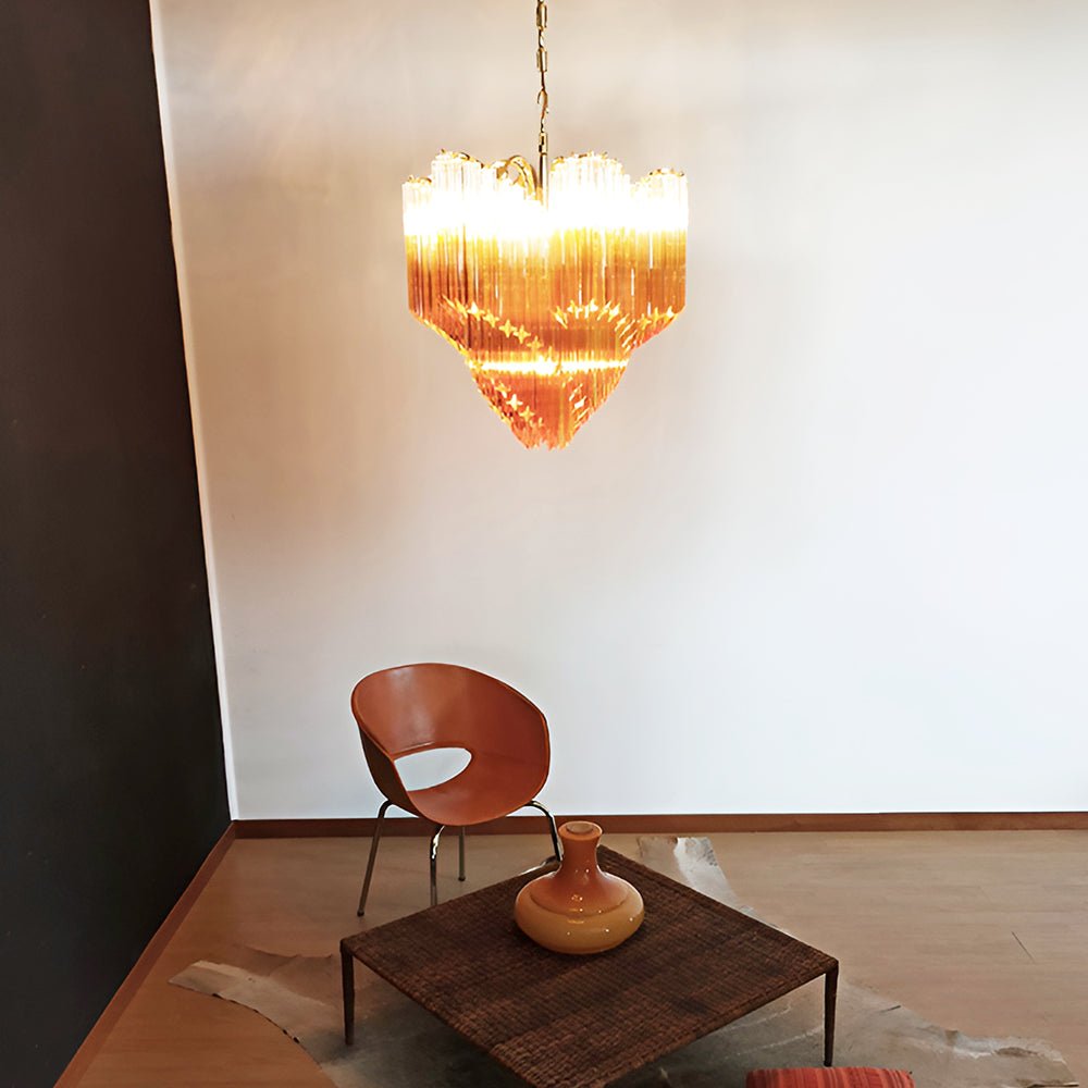 Evmararae Kronleuchter aus Gradient-Glas