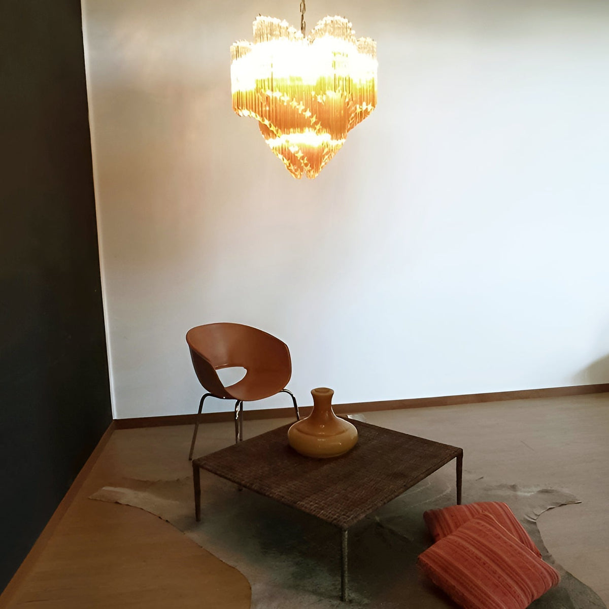 Evmararae Kronleuchter aus Gradient-Glas