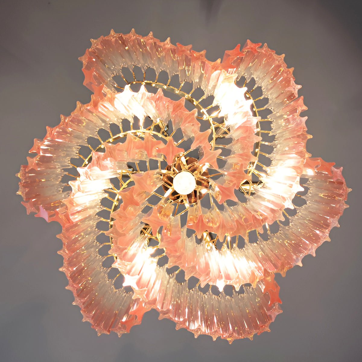 Evmararae Kronleuchter aus Gradient-Glas