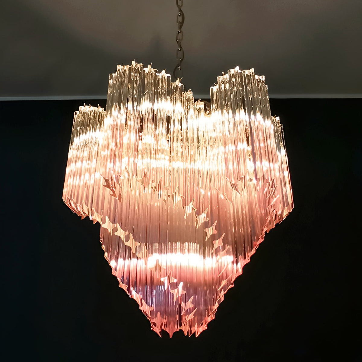 Evmararae Kronleuchter aus Gradient-Glas