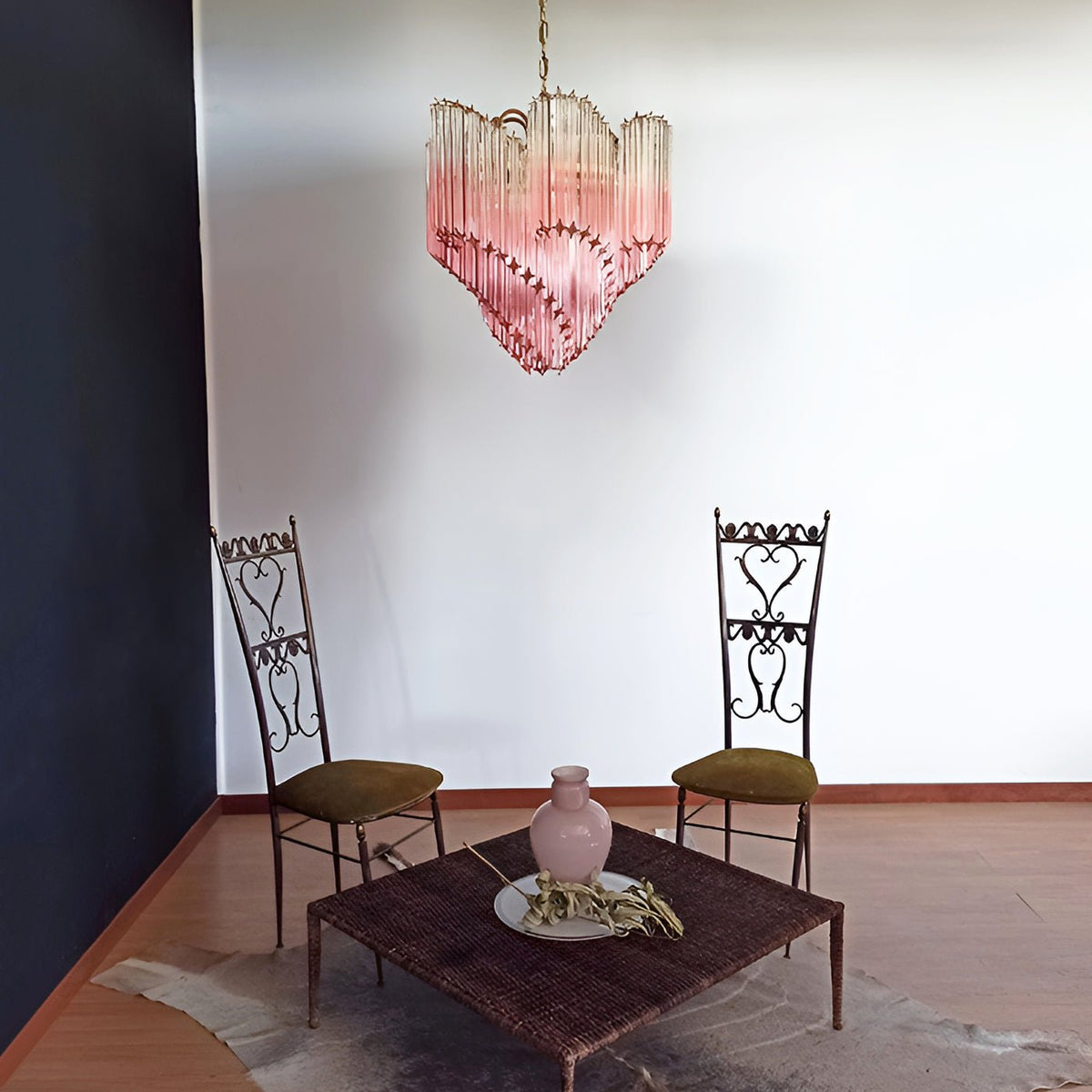 Evmararae Kronleuchter aus Gradient-Glas