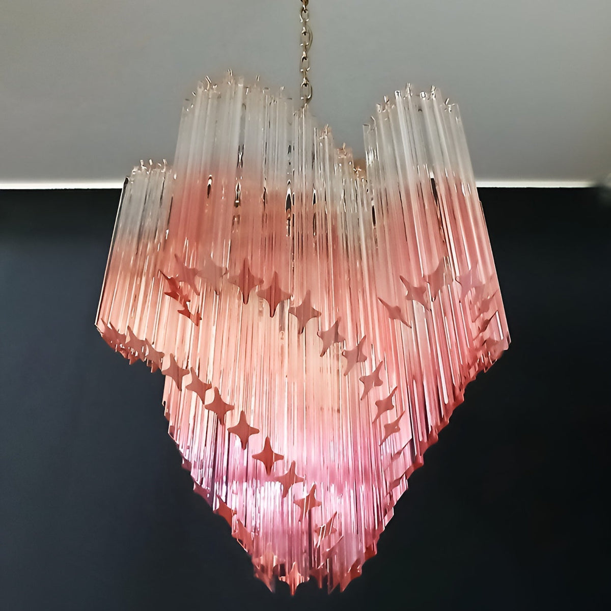 Evmararae Kronleuchter aus Gradient-Glas