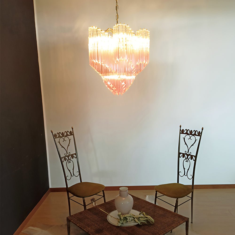 Evmararae Kronleuchter aus Gradient-Glas