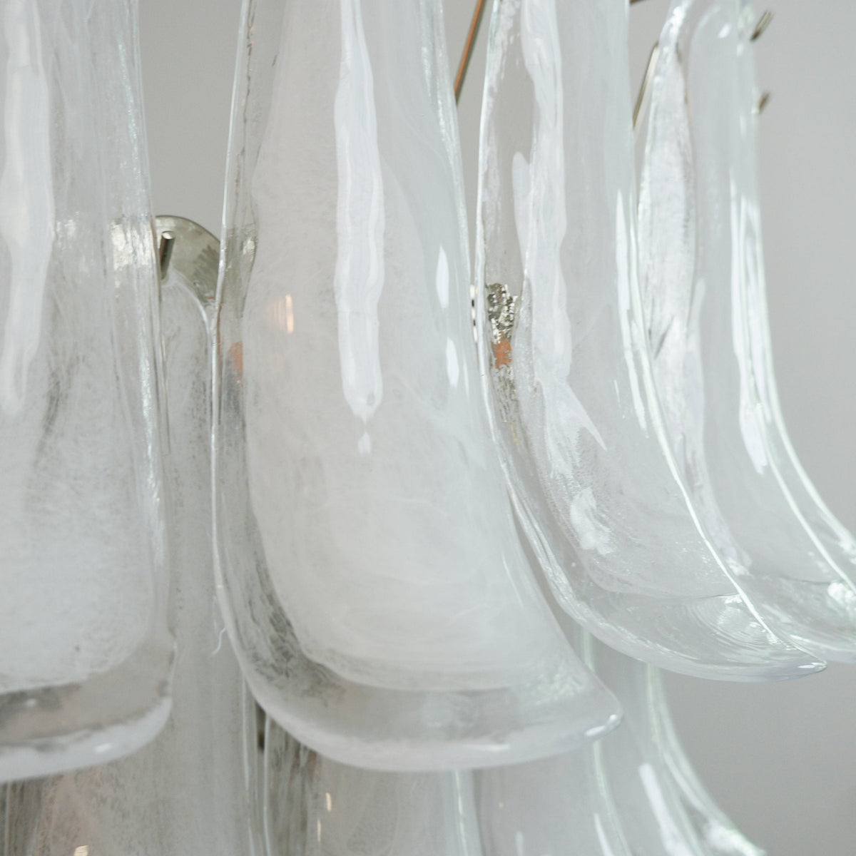 Celiian Kronleuchter Murano-Glas-Blütenblätter Vintage