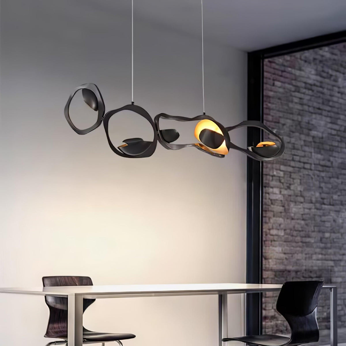Virauine Pendelleuchte LED Kunstvoll für Wohnzimmer