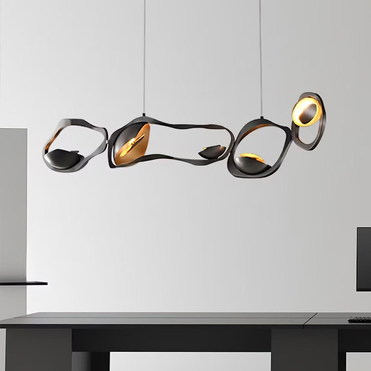 Virauine Pendelleuchte LED Kunstvoll für Wohnzimmer