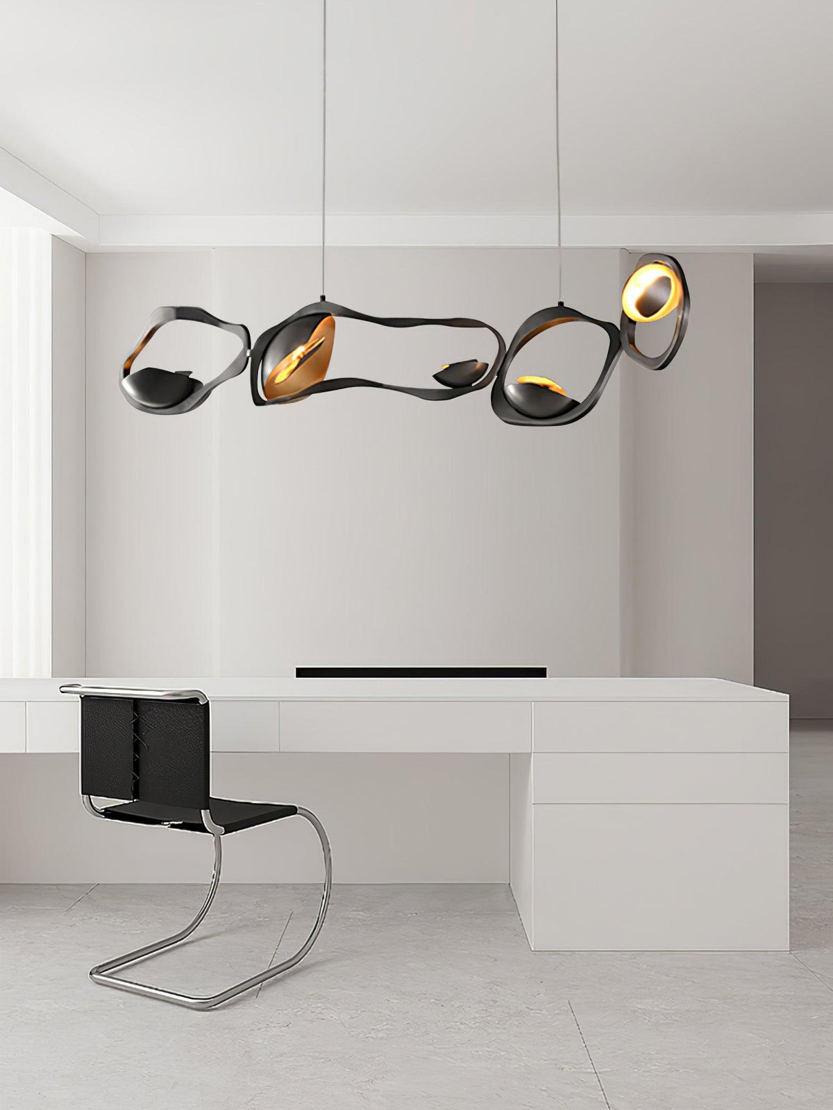 Virauine Pendelleuchte LED Kunstvoll für Wohnzimmer