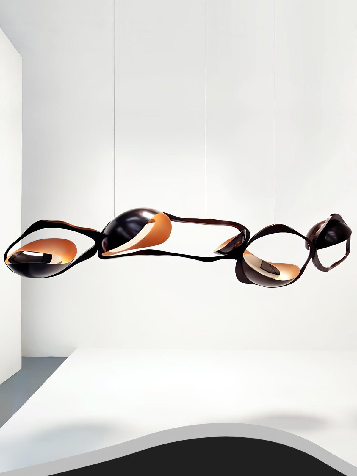 Virauine Pendelleuchte LED Kunstvoll für Wohnzimmer