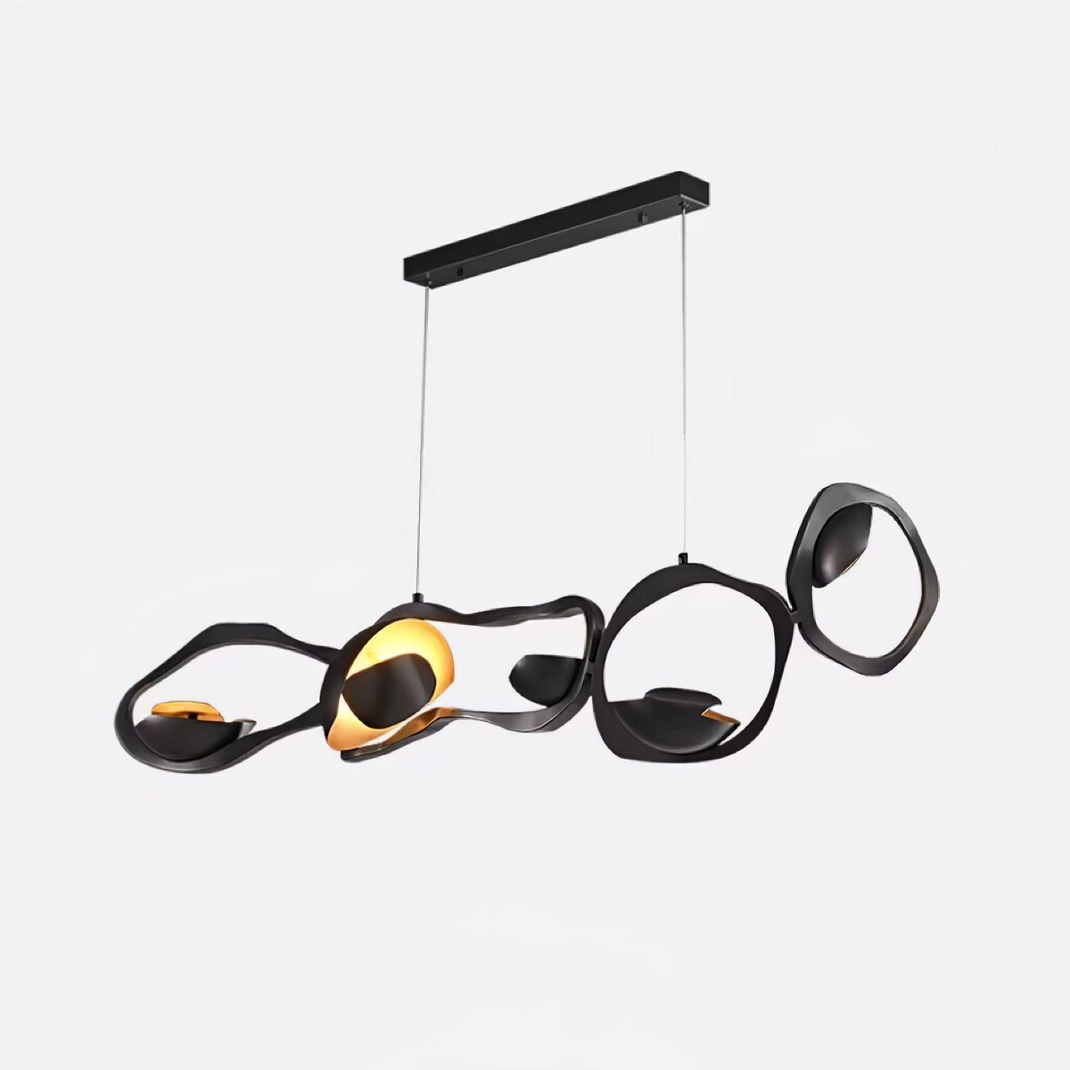 Virauine Pendelleuchte LED Kunstvoll für Wohnzimmer