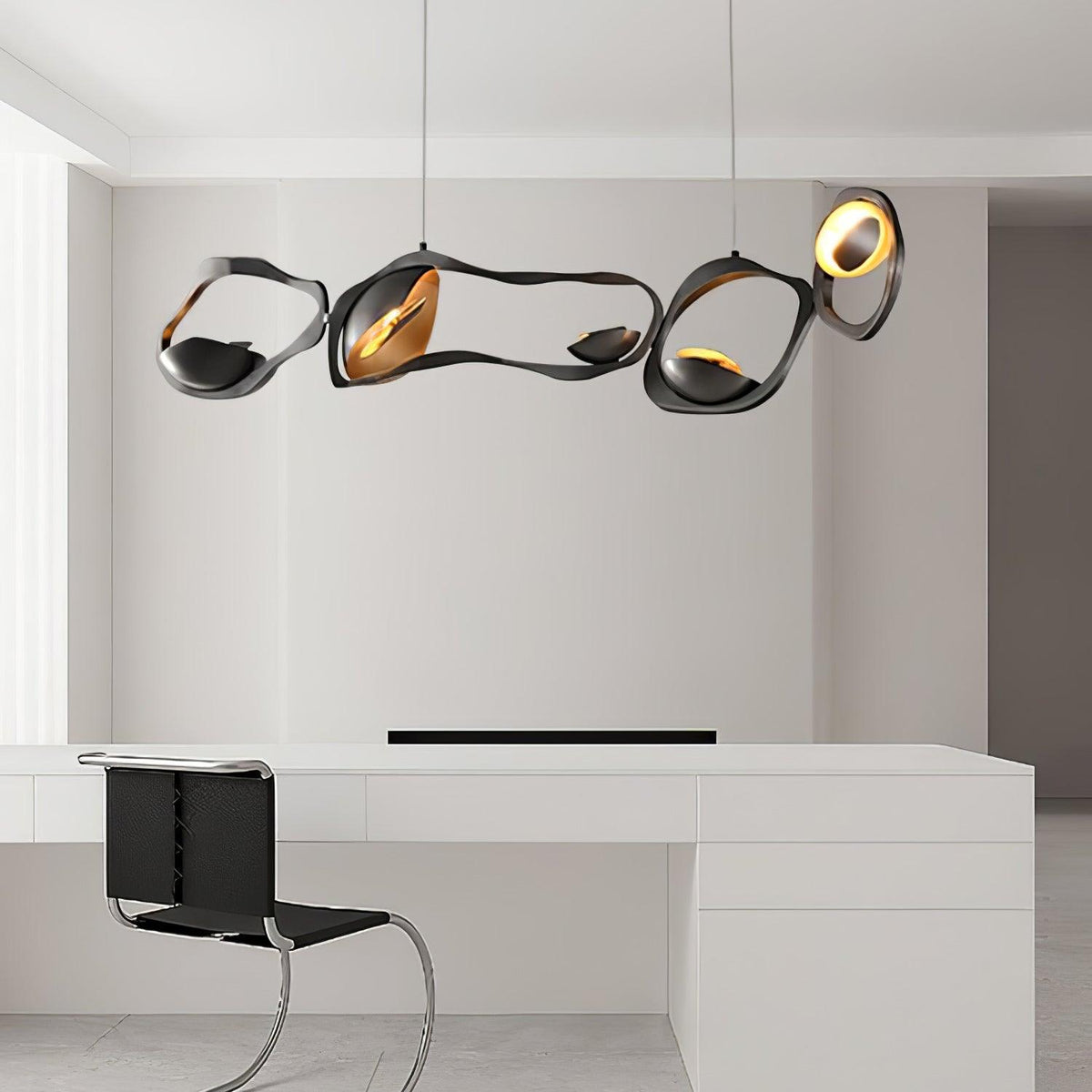 Virauine Pendelleuchte LED Kunstvoll für Wohnzimmer