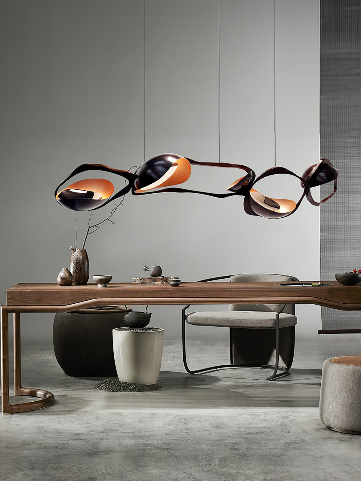 Virauine Pendelleuchte LED Kunstvoll für Wohnzimmer