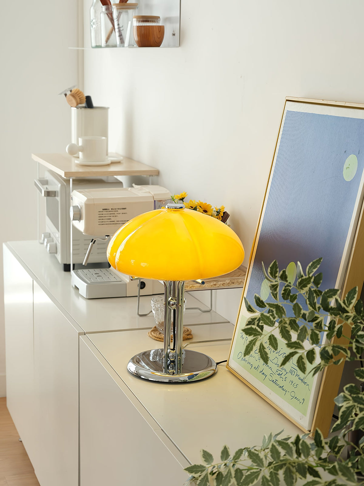 Lioreline moderne Tischleuchte in Gelb
