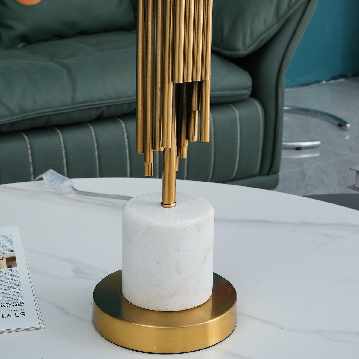 Opus Marmor Art Deco Tischleuchte