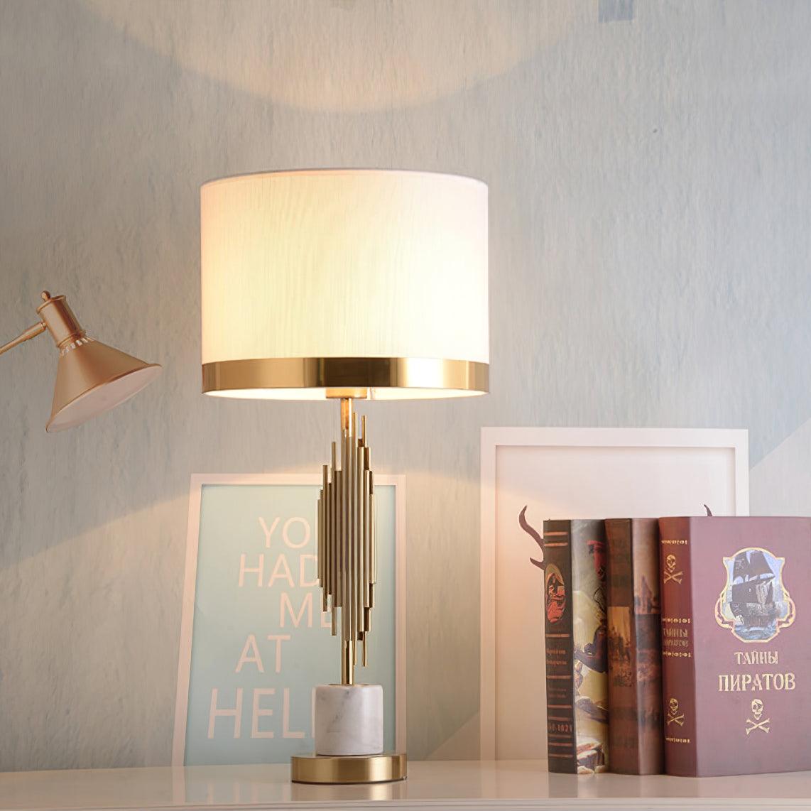 Opus Marmor Art Deco Tischleuchte