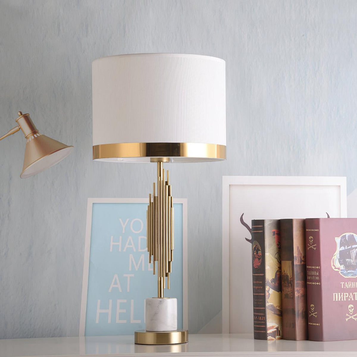 Opus Marmor Art Deco Tischleuchte