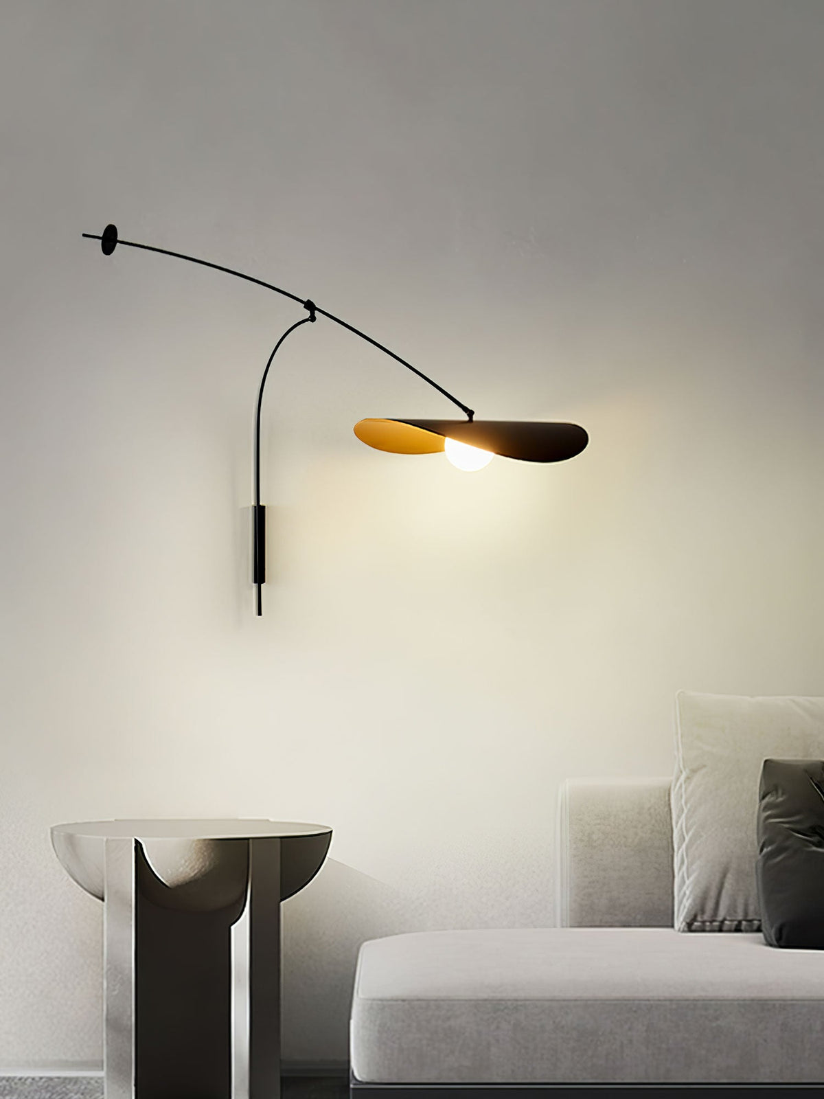 Tirove Glas Minimalistische Wandleuchte
