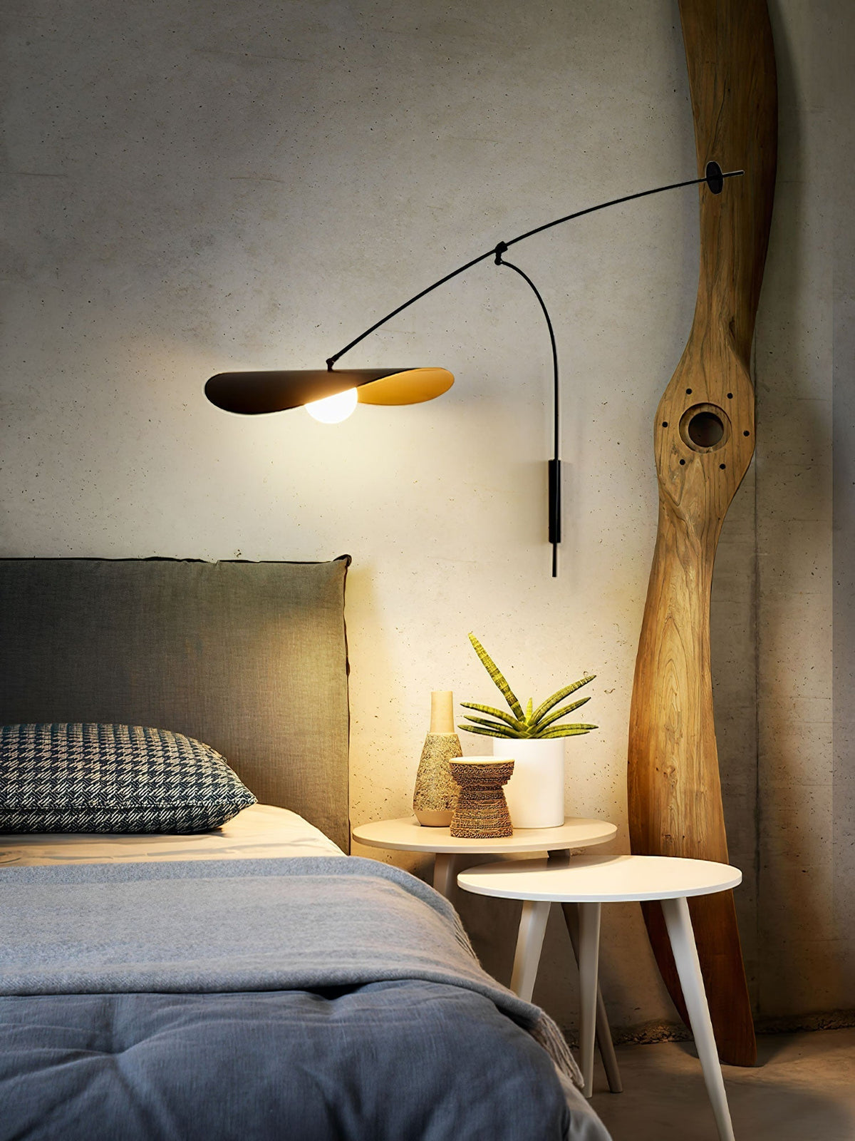 Tirove Glas Minimalistische Wandleuchte