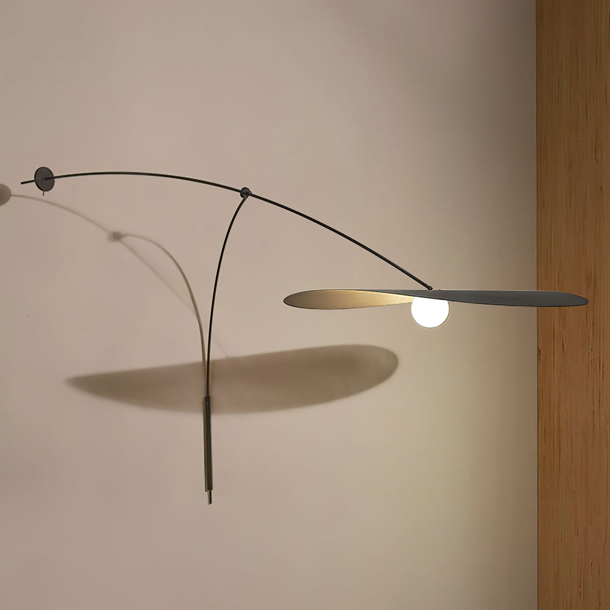 Tirove Glas Minimalistische Wandleuchte