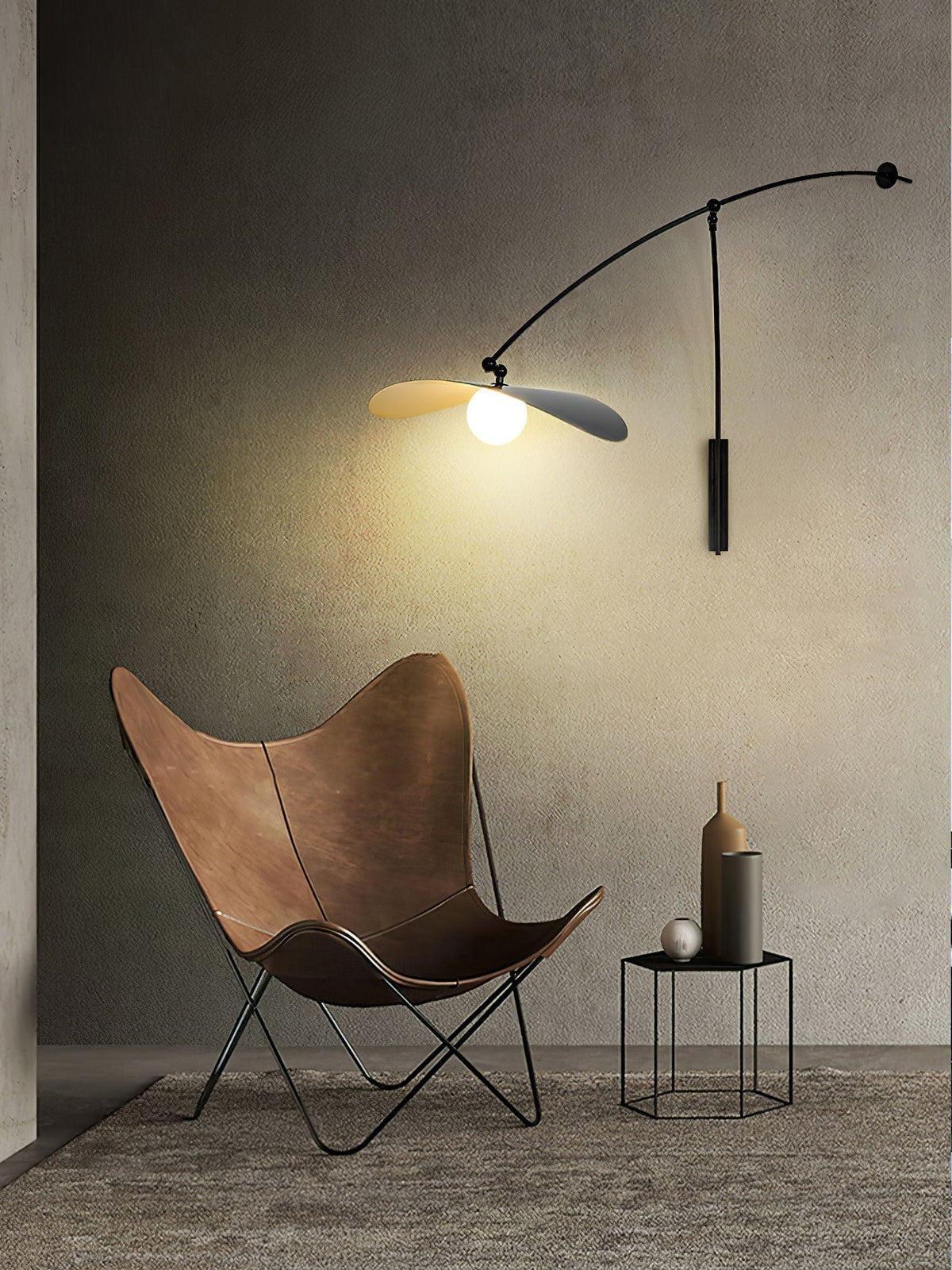 Tirove Glas Minimalistische Wandleuchte