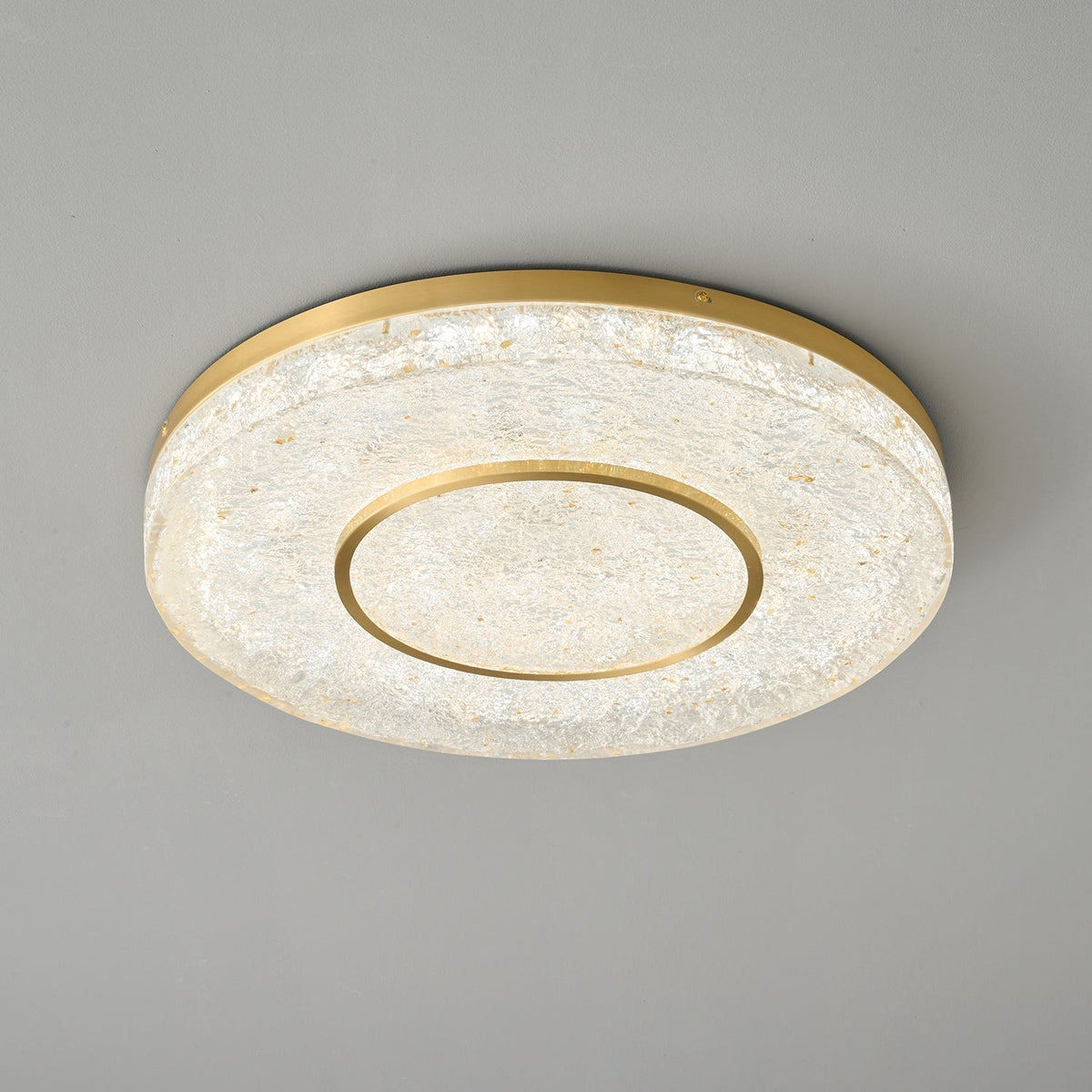Auraora Deckenleuchte Mysterious Circle Messing Kunstharz
