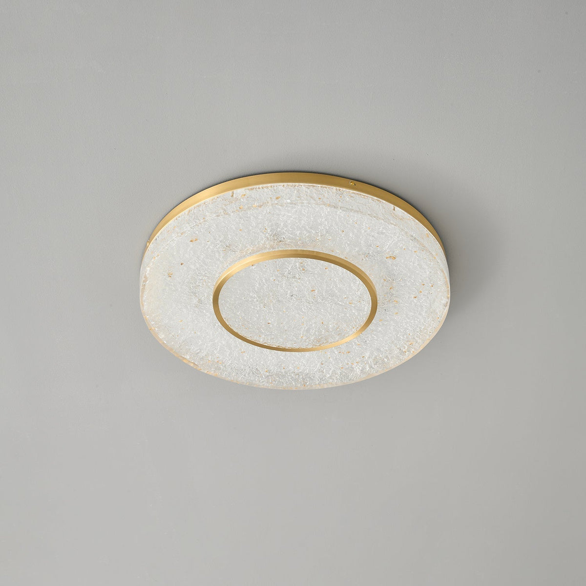 Auraora Deckenleuchte Mysterious Circle Messing Kunstharz