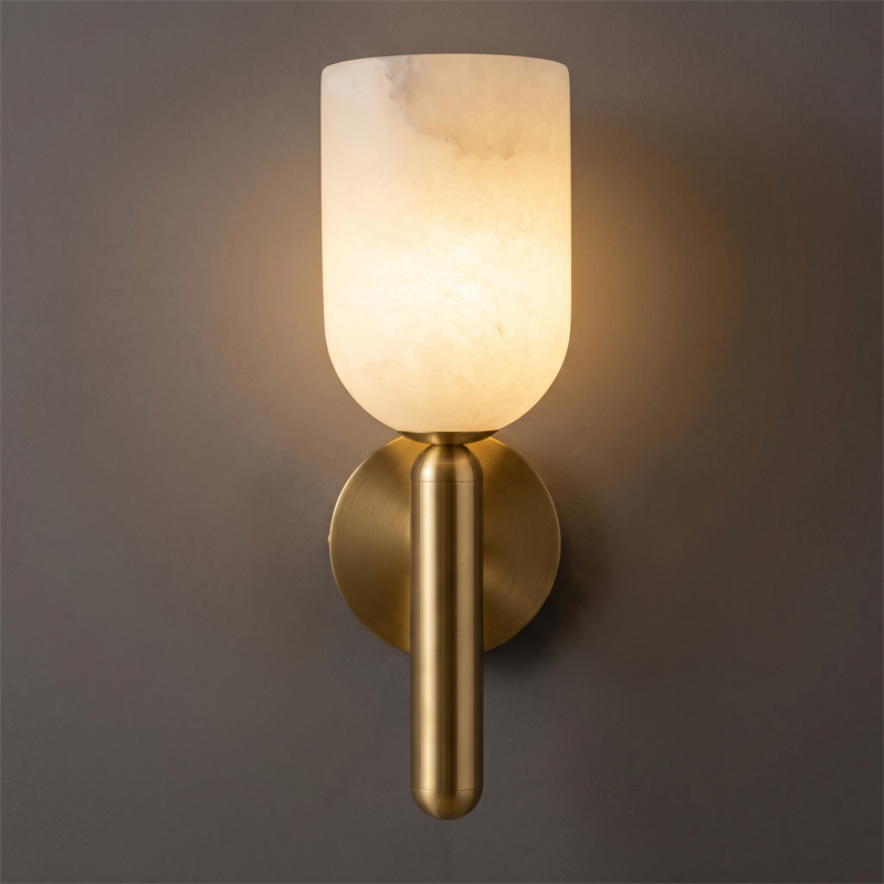 Alboette Alabaster Wandleuchte