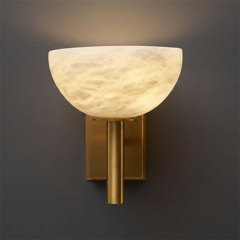 Alboette Alabaster Wandleuchte