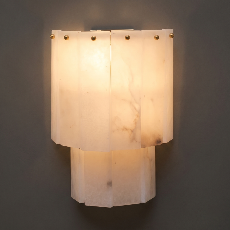 Alboette Alabaster Wandleuchte