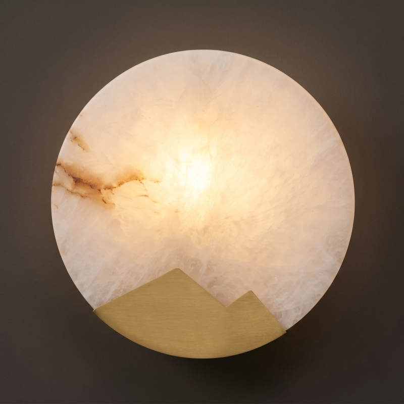 Alboette Alabaster Wandleuchte