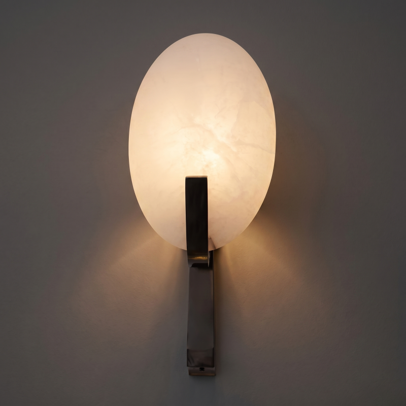 Alboette Alabaster Wandleuchte