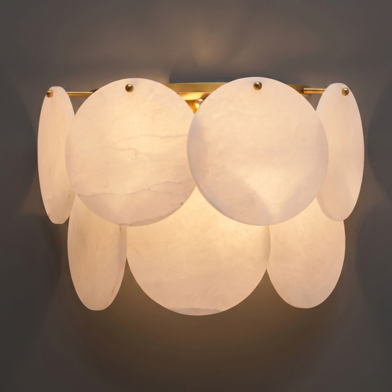 Alboette Alabaster Wandleuchte