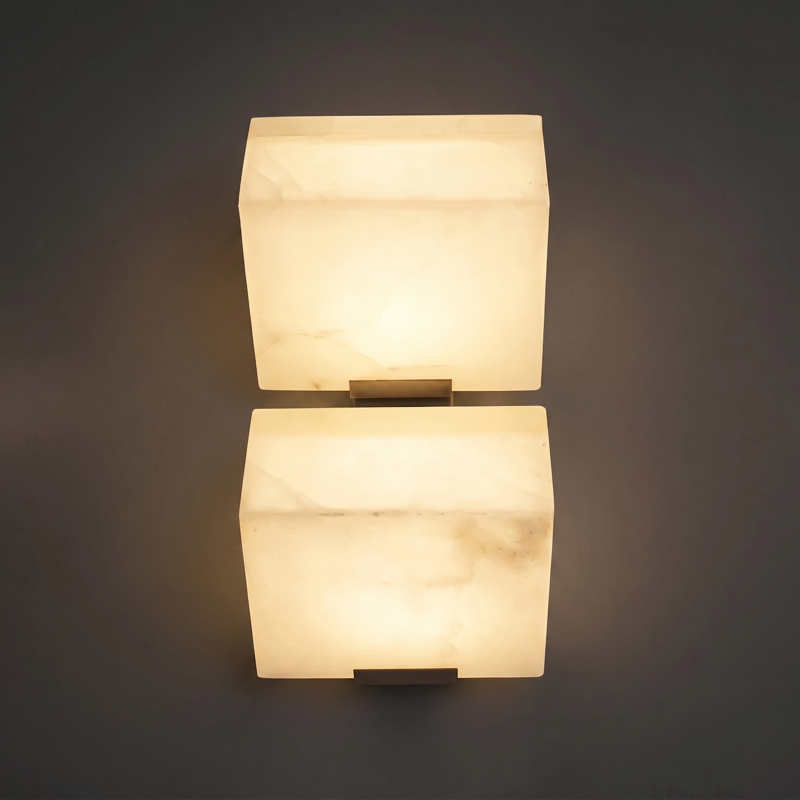 Alboette Alabaster Wandleuchte