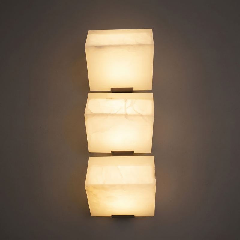 Alboette Alabaster Wandleuchte