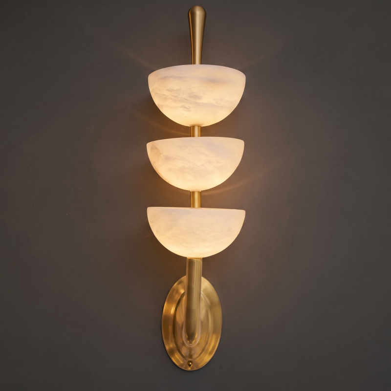 Alboette Alabaster Wandleuchte