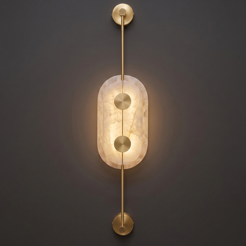 Alboette Alabaster Wandleuchte