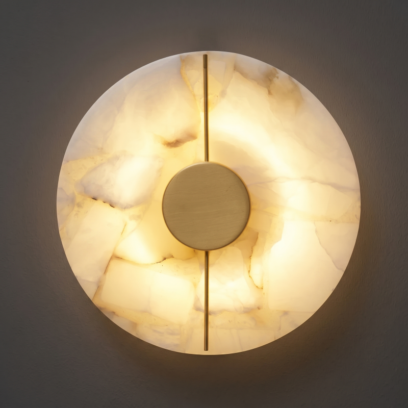 Alboette Alabaster Wandleuchte
