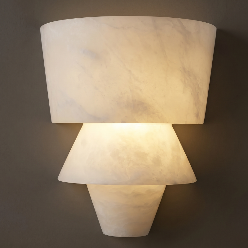 Alboette Alabaster Wandleuchte