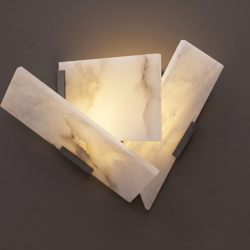 Alboette Alabaster Wandleuchte