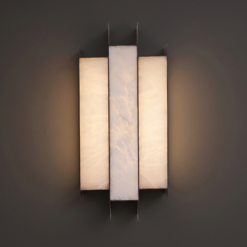 Alboette Alabaster Wandleuchte