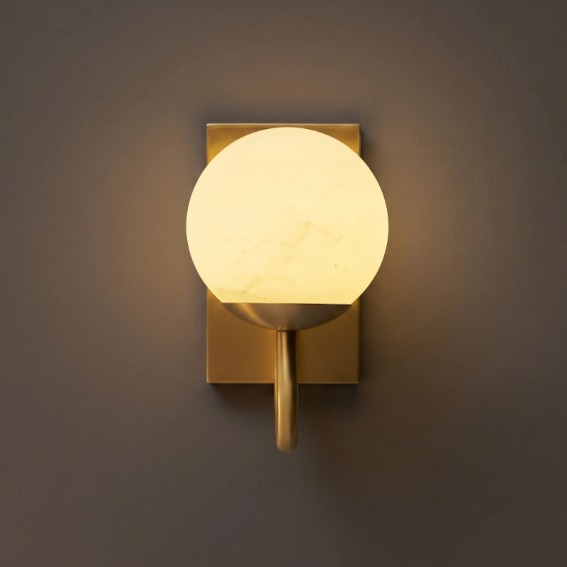 Alboette Alabaster Wandleuchte