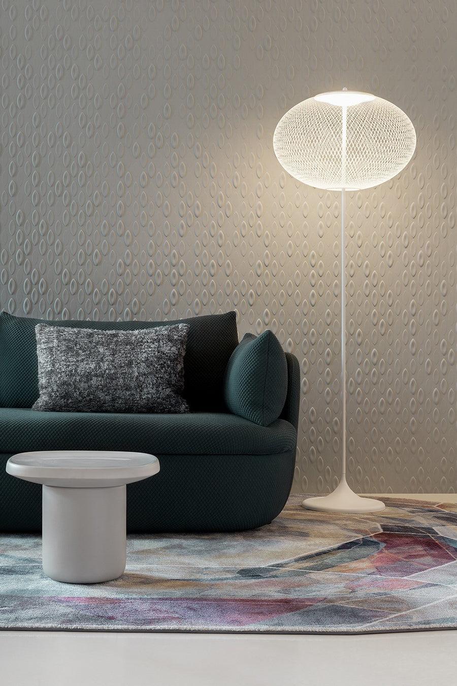 Ilsolyre Industrielle Mesh-Stehleuchte