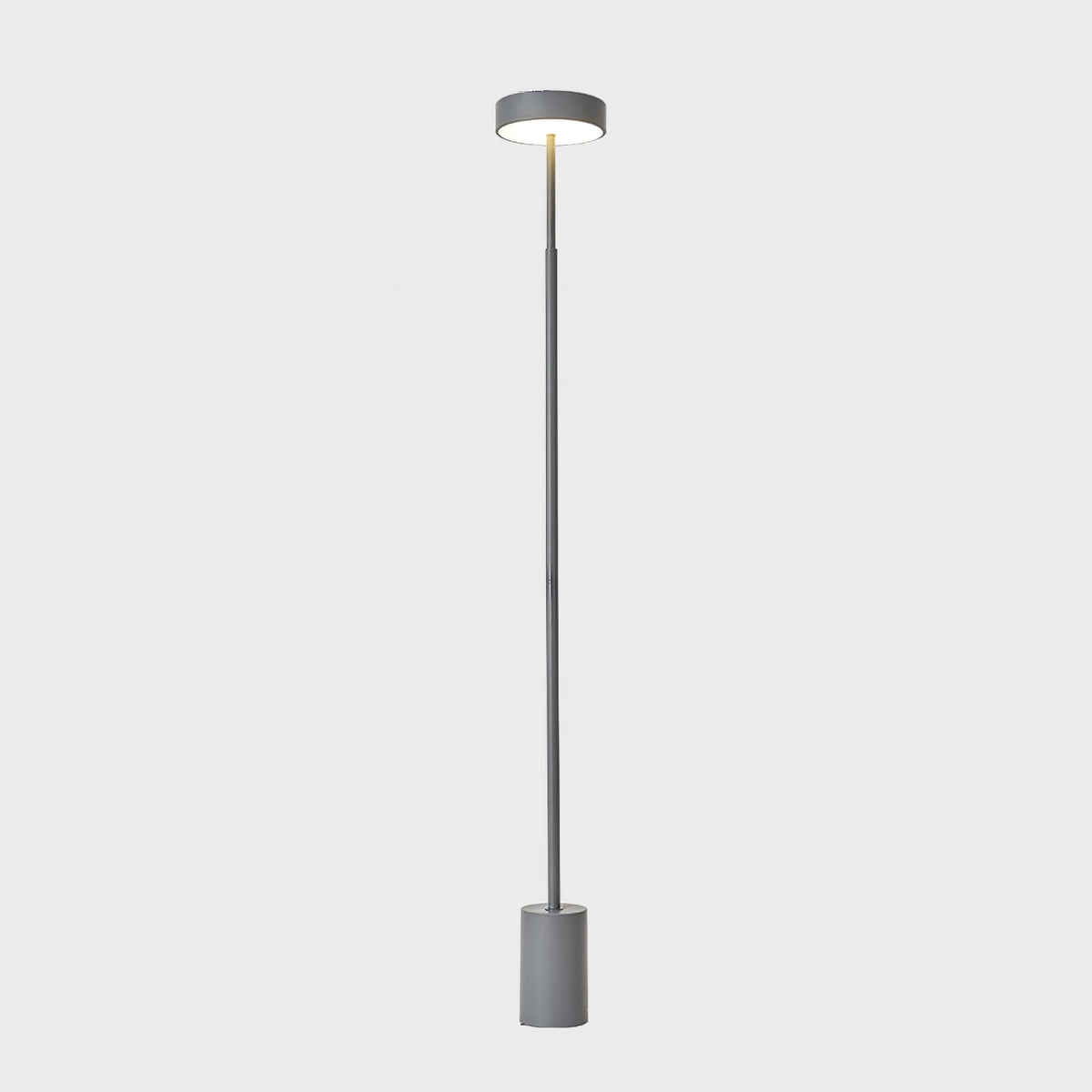 Circa zeitgenössische minimalistische Stehleuchte mit drehbarem Kopf