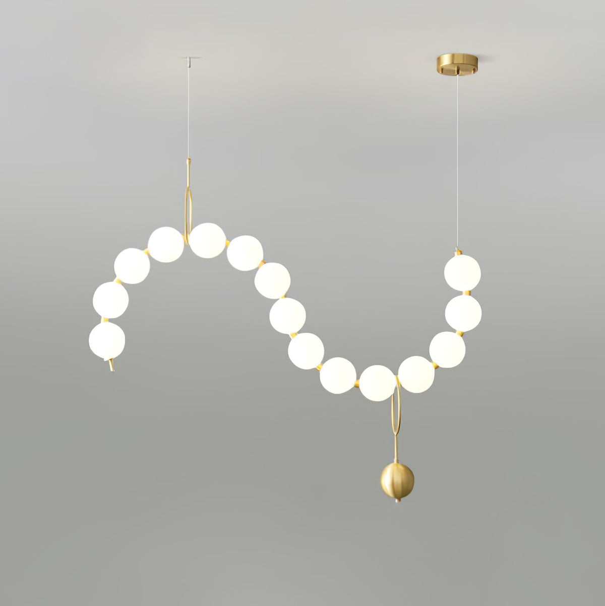 Eirinielle Pendelleuchte Halskette Glas