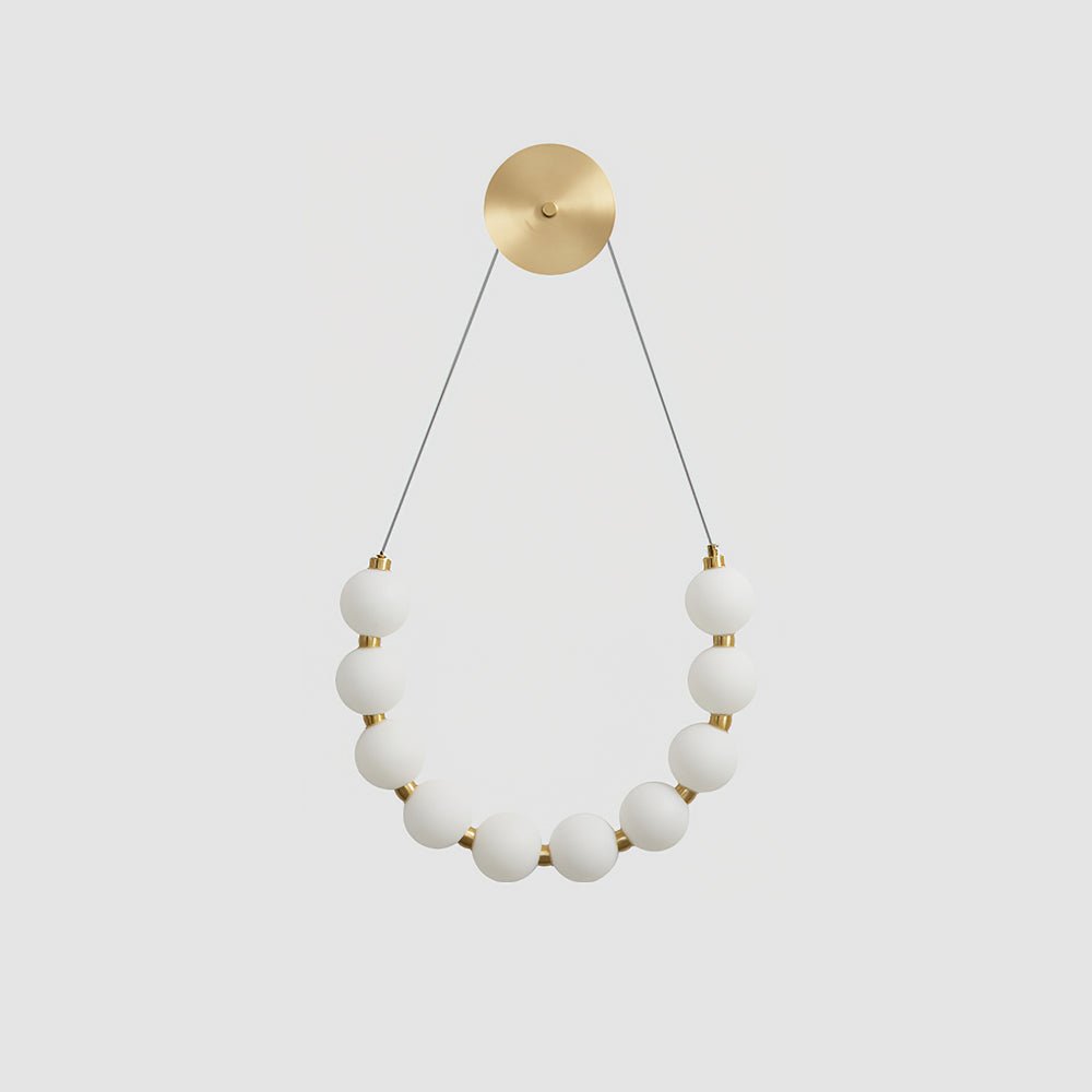 Ilirel Kunst-Ketten-Loop-Messing-Wandleuchte