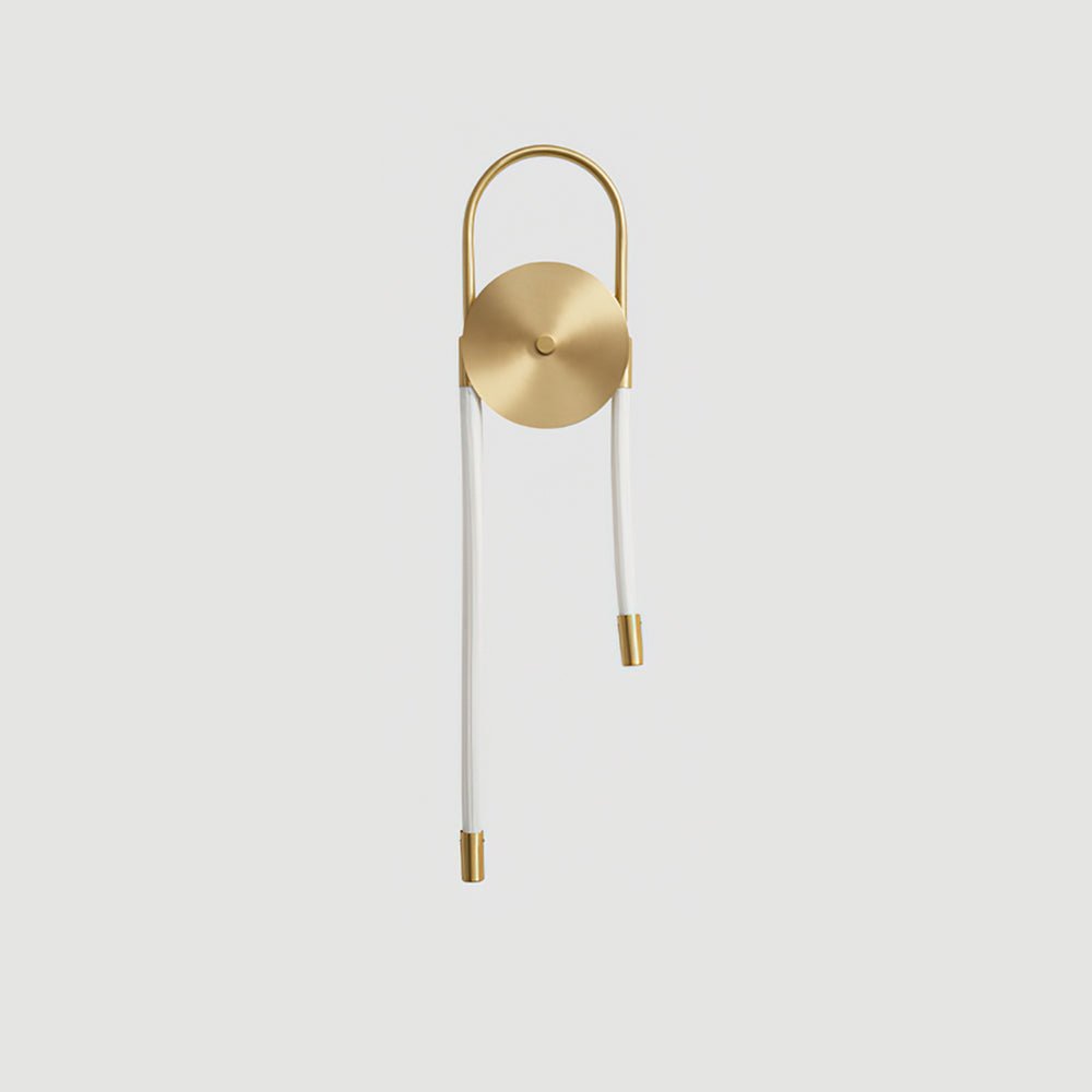 Ilirel Kunst-Ketten-Loop-Messing-Wandleuchte