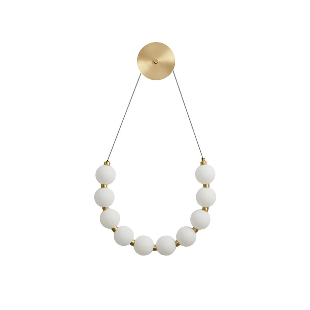 Ilirel Kunst-Ketten-Loop-Messing-Wandleuchte