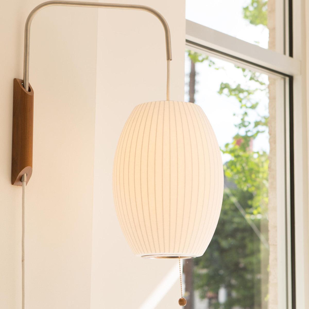 Evphael Premium nordische Kunst-Wandleuchte mit Kugel in Kieselsteinform