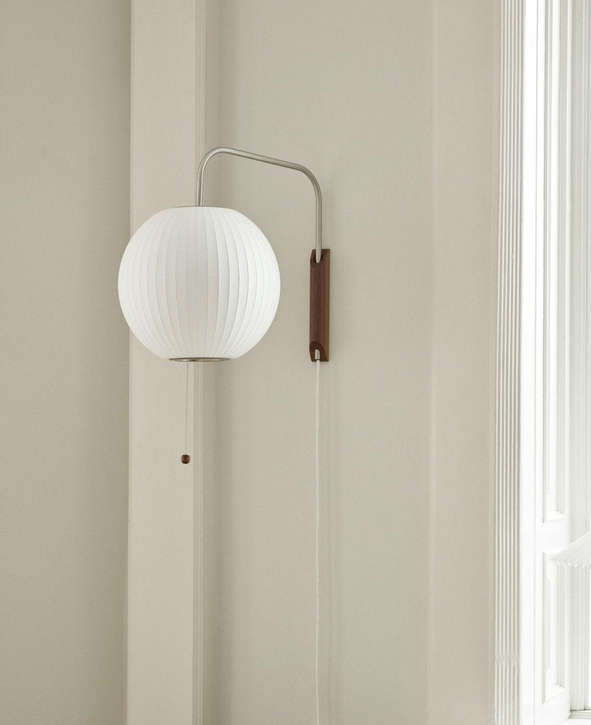 Evphael Premium nordische Kunst-Wandleuchte mit Kugel in Kieselsteinform