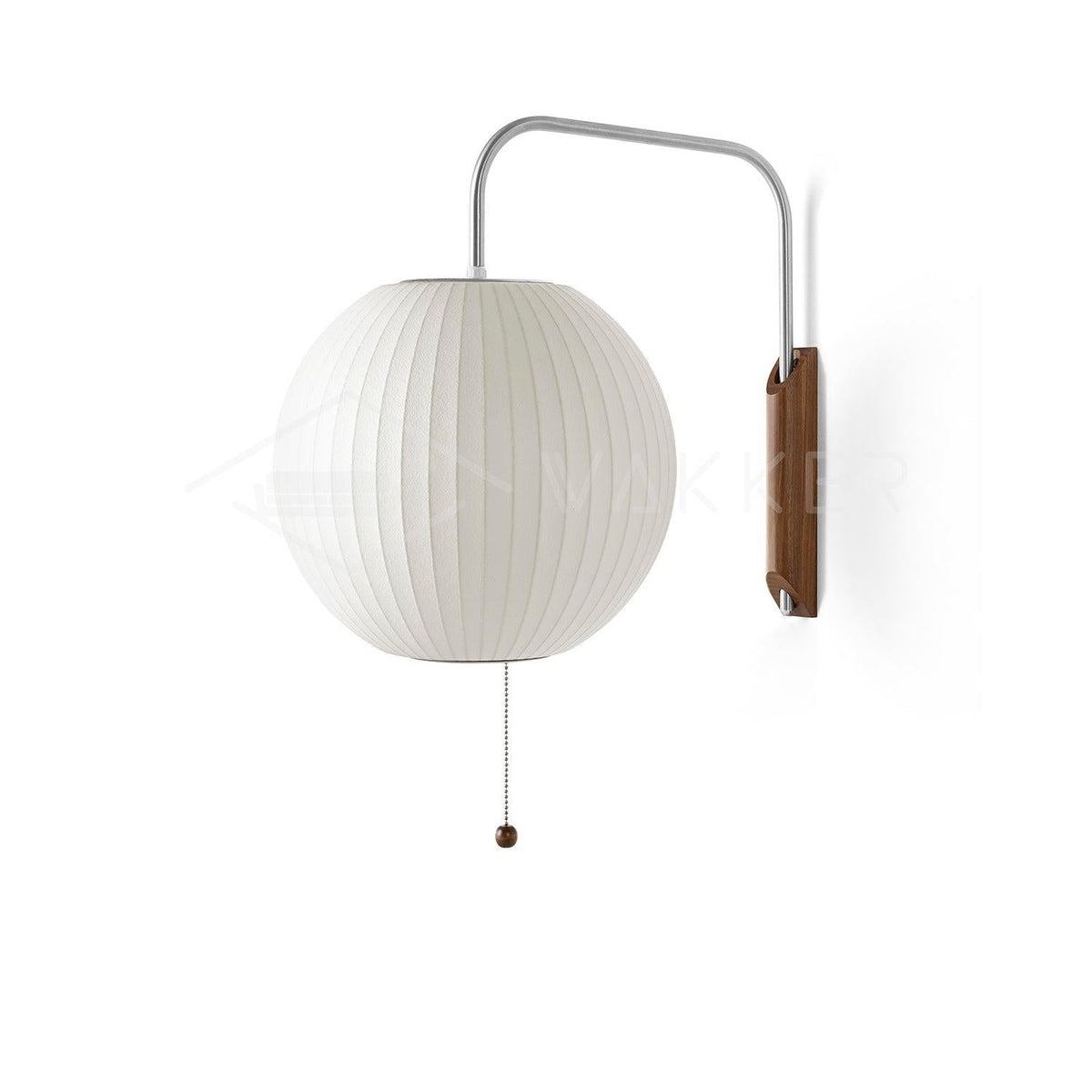 Evphael Premium nordische Kunst-Wandleuchte mit Kugel in Kieselsteinform